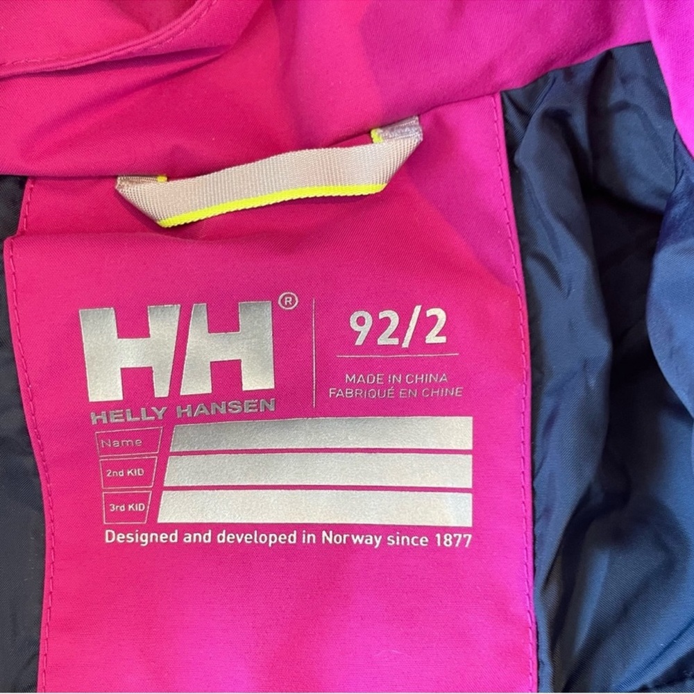 Helly Hansen Waterproof toddler girl Jacket. Size 2. NWT - Picture 8 of 15